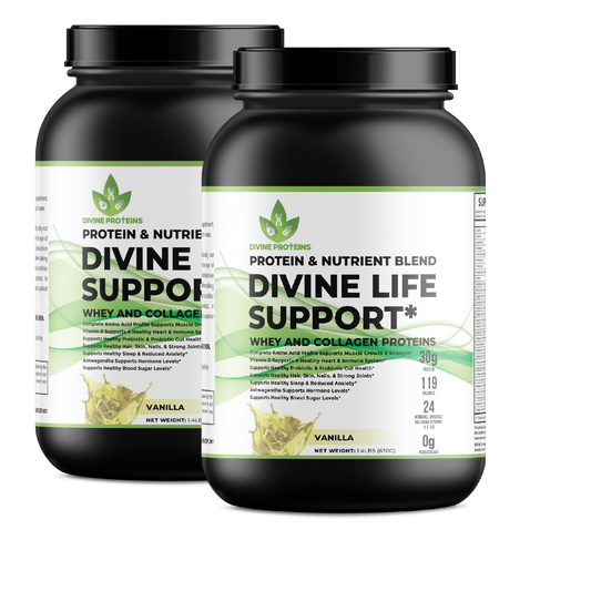 ✨ Divine Life Support – Whey & Collagen Protein + Complete Nutrient Blend 🌿💪 - 2 pack